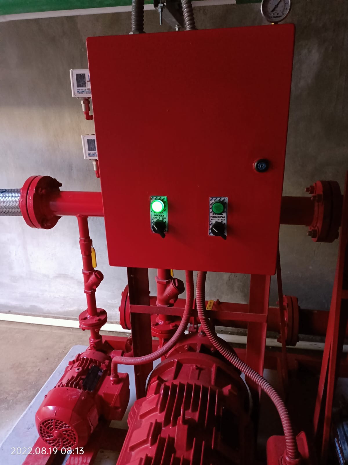 Panel control sistema contra incendio HidroMax